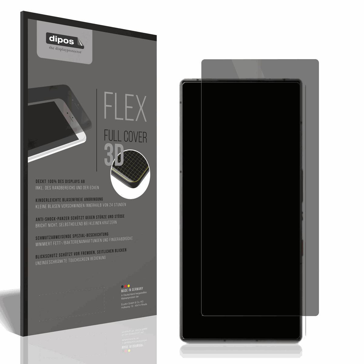 Full Cover Privacy Blickschutzfolie für Nubia Redmagic 9s Pro