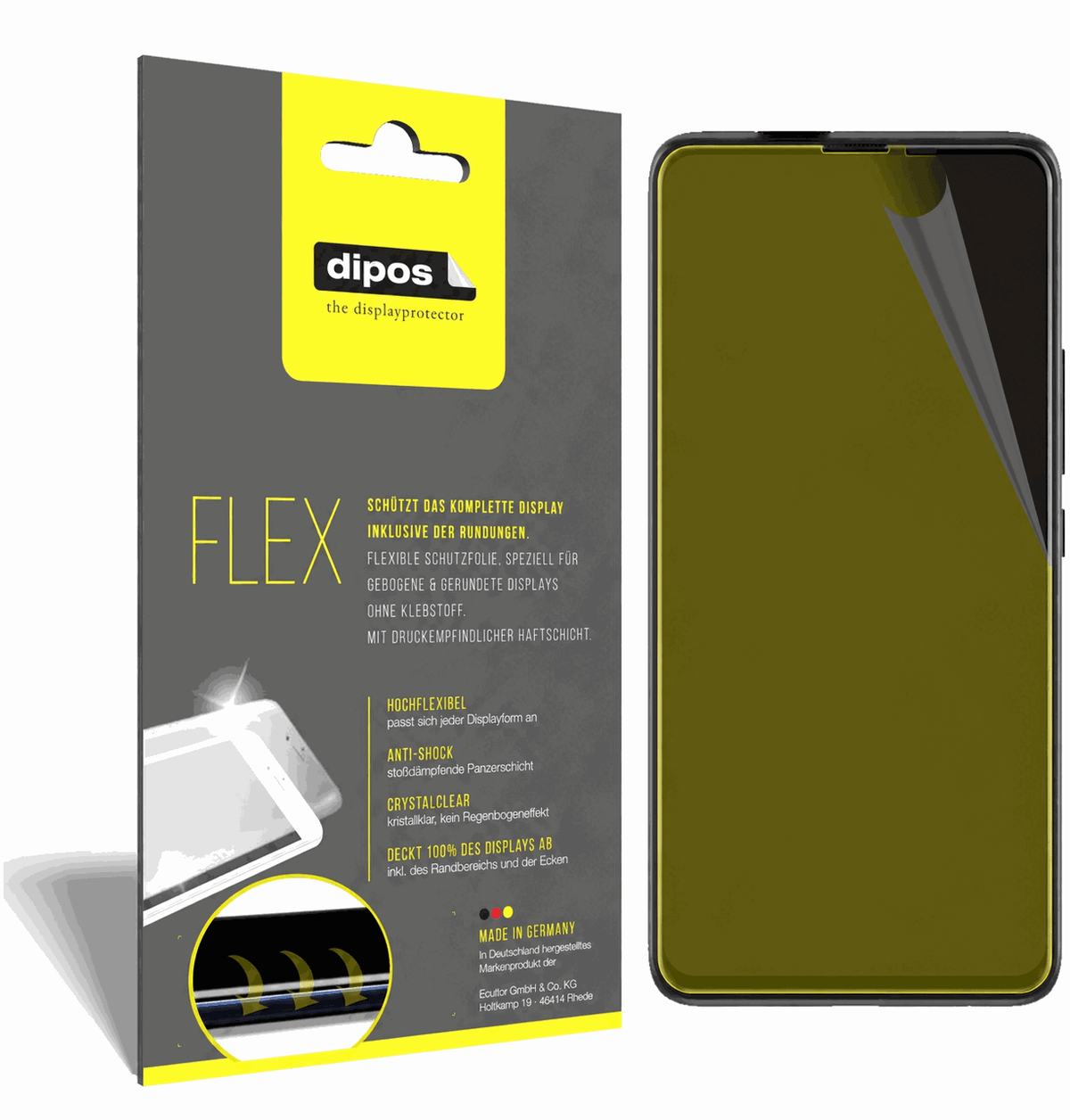 2x 3D Full Cover Schutzfolie für Umidigi S5 Pro