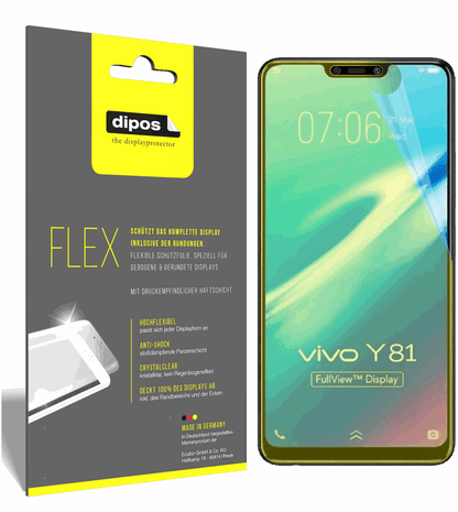 3x 3D Full Cover Schutzfolie für Vivo Y81