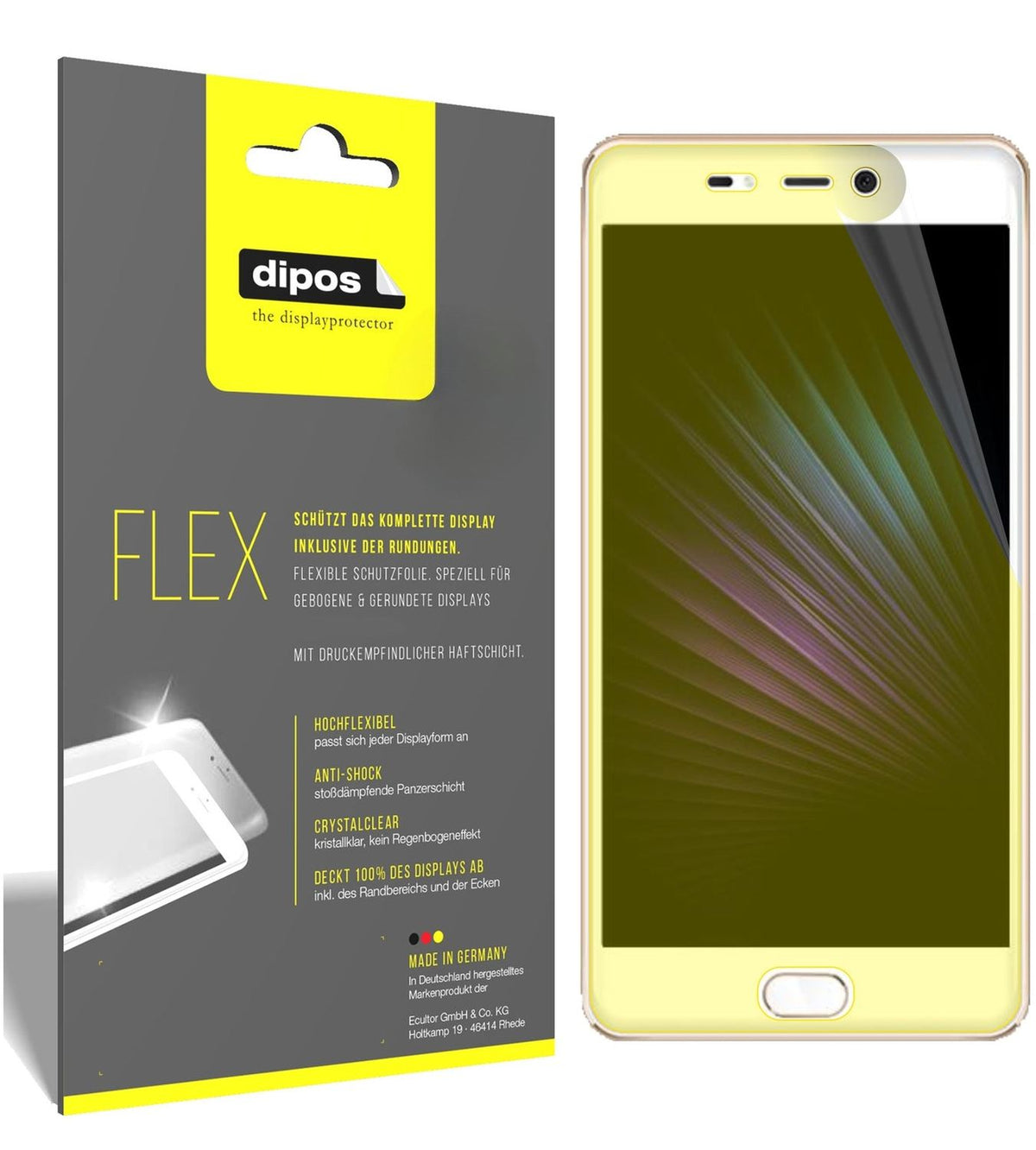 2x 3D Full Cover Schutzfolie für Leagoo T5