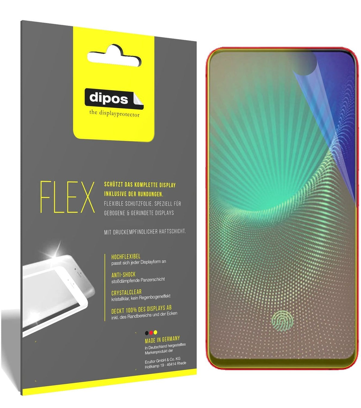 2x 3D Full Cover Schutzfolie für Vivo NEX S