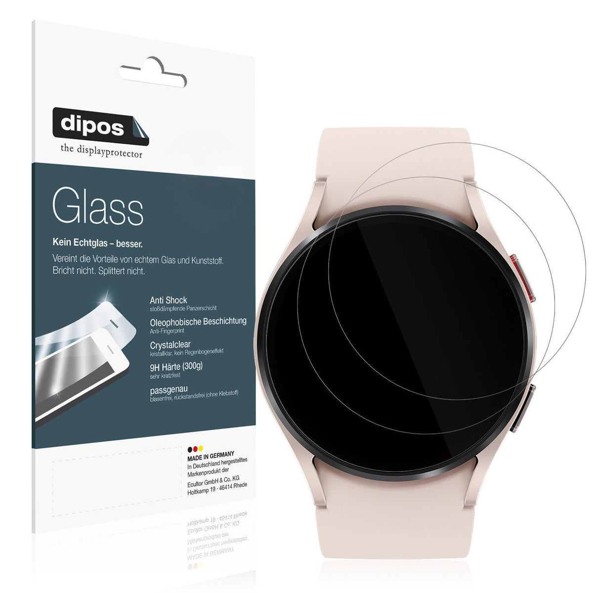1x 9H Schutzfolie für Samsung Galaxy Watch 5 (40mm) Panzerfolie
