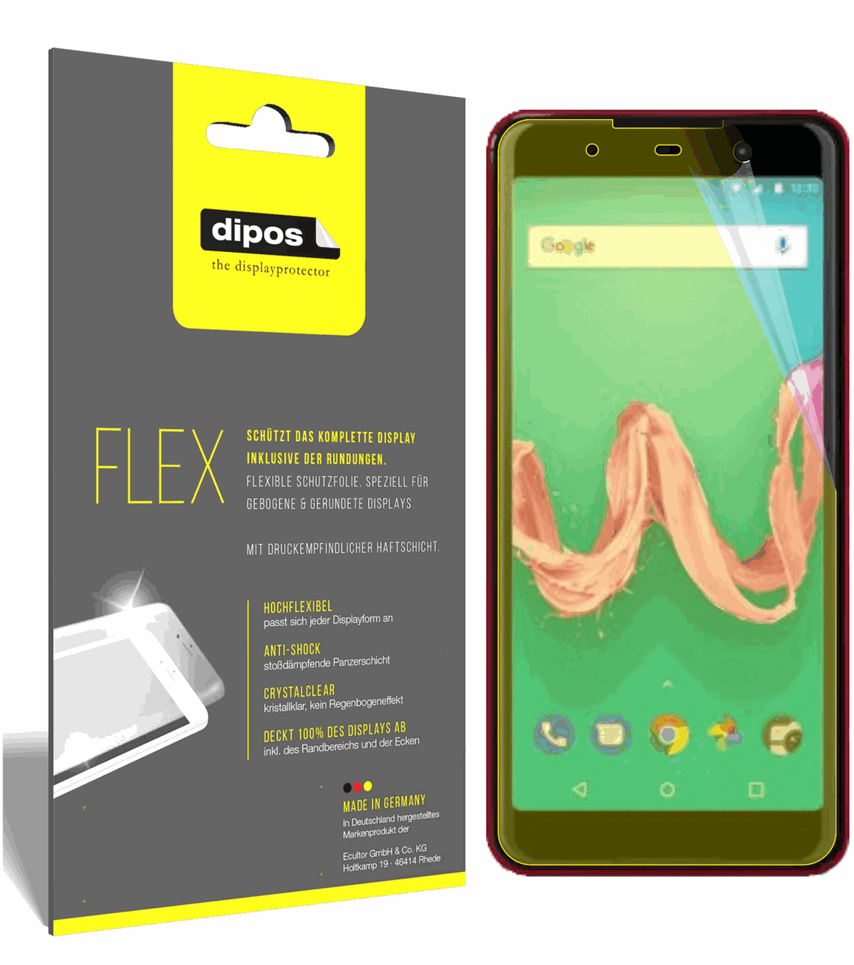 3x 3D Full Cover Schutzfolie für Wiko Lenny 5