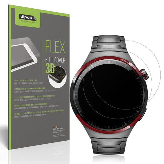 2x Full Cover Schutzfolie matt für Huawei Watch 4 Pro Space Edition