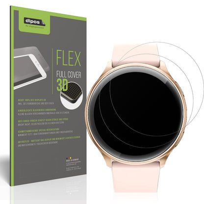 2x Full Cover Schutzfolie matt für RUXINGX G35 1.32 Zoll Smartwatch