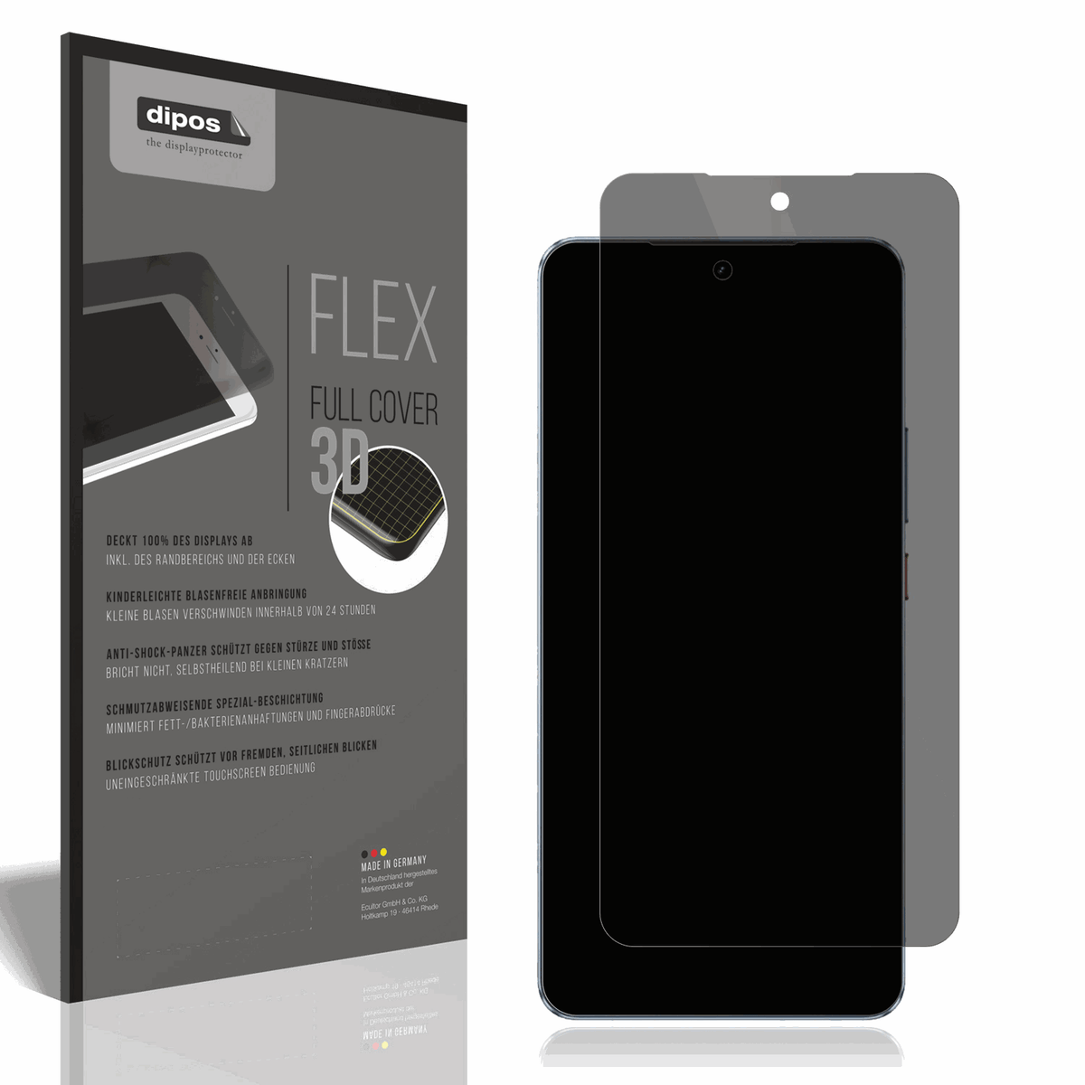 Full Cover Privacy Blickschutzfolie für Realme GT 7T 5G