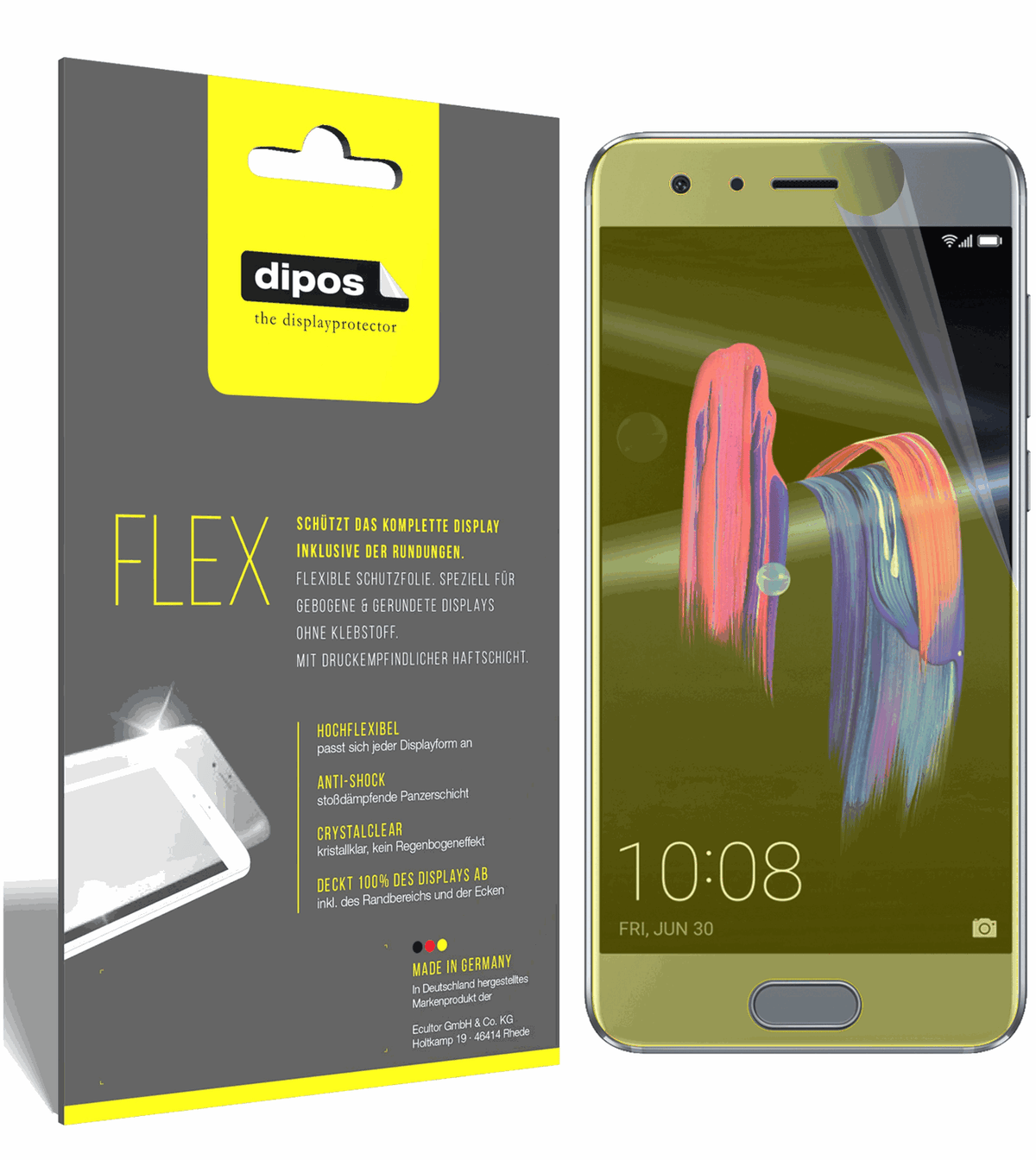 3x 3D Full Cover Schutzfolie für Huawei Honor 9