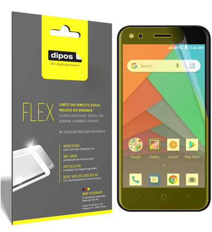 3x 3D Full Cover Schutzfolie für Micromax Bharat Go