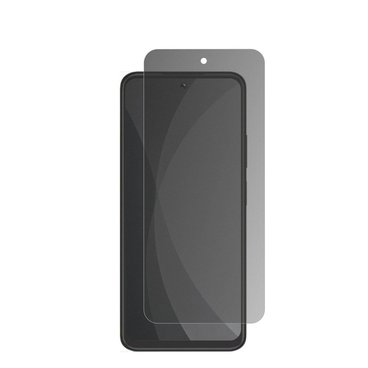 CoolpadCool 80 mit aufgebrachter dipos Flex Schutzfolie, die seitliche Einblicke blockiert