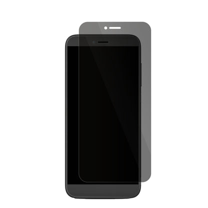 CoolpadLegacy SR mit aufgebrachter dipos Flex Schutzfolie, die seitliche Einblicke blockiert