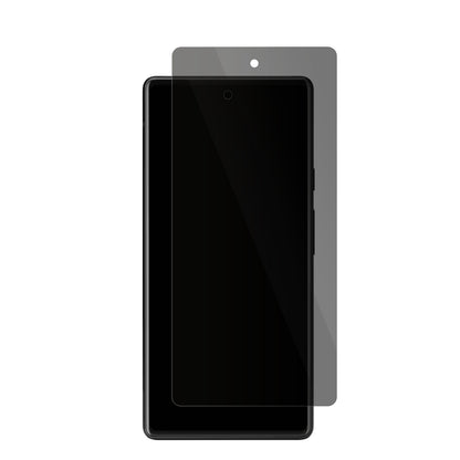 GooglePixel 6 Pro mit aufgebrachter dipos Flex Schutzfolie, die seitliche Einblicke blockiert