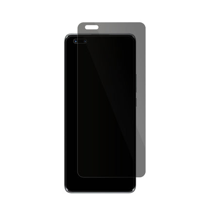 HuaweiNova 10 Pro mit aufgebrachter dipos Flex Schutzfolie, die seitliche Einblicke blockiert