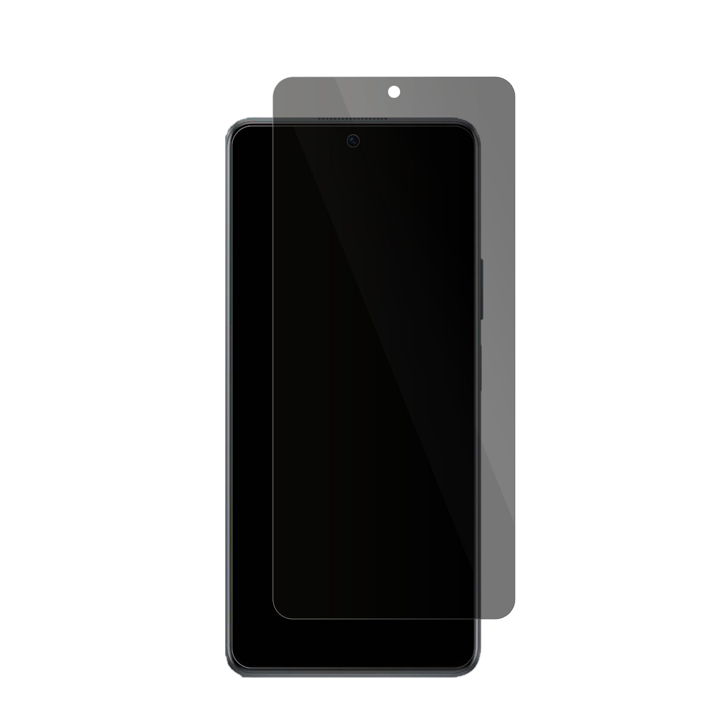HuaweiNova 11i mit aufgebrachter dipos Flex Schutzfolie, die seitliche Einblicke blockiert