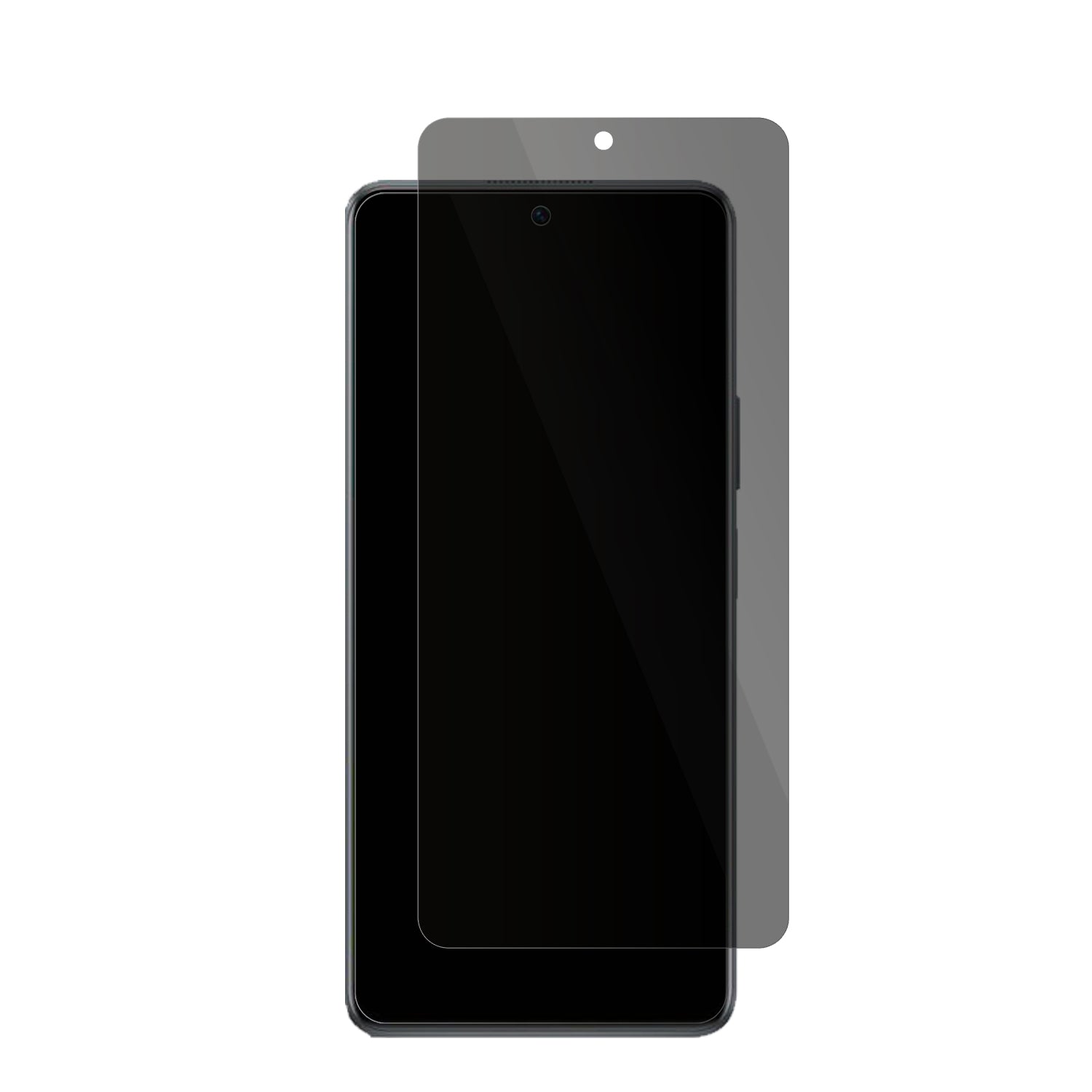 HuaweiNova 11i mit aufgebrachter dipos Flex Schutzfolie, die seitliche Einblicke blockiert