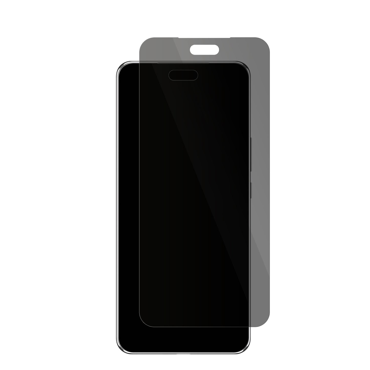 HuaweiNova 13 Pro mit aufgebrachter dipos Flex Schutzfolie, die seitliche Einblicke blockiert