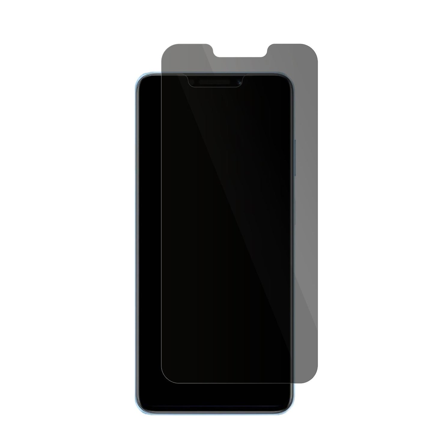 HuaweiNova 14i mit aufgebrachter dipos Flex Schutzfolie, die seitliche Einblicke blockiert
