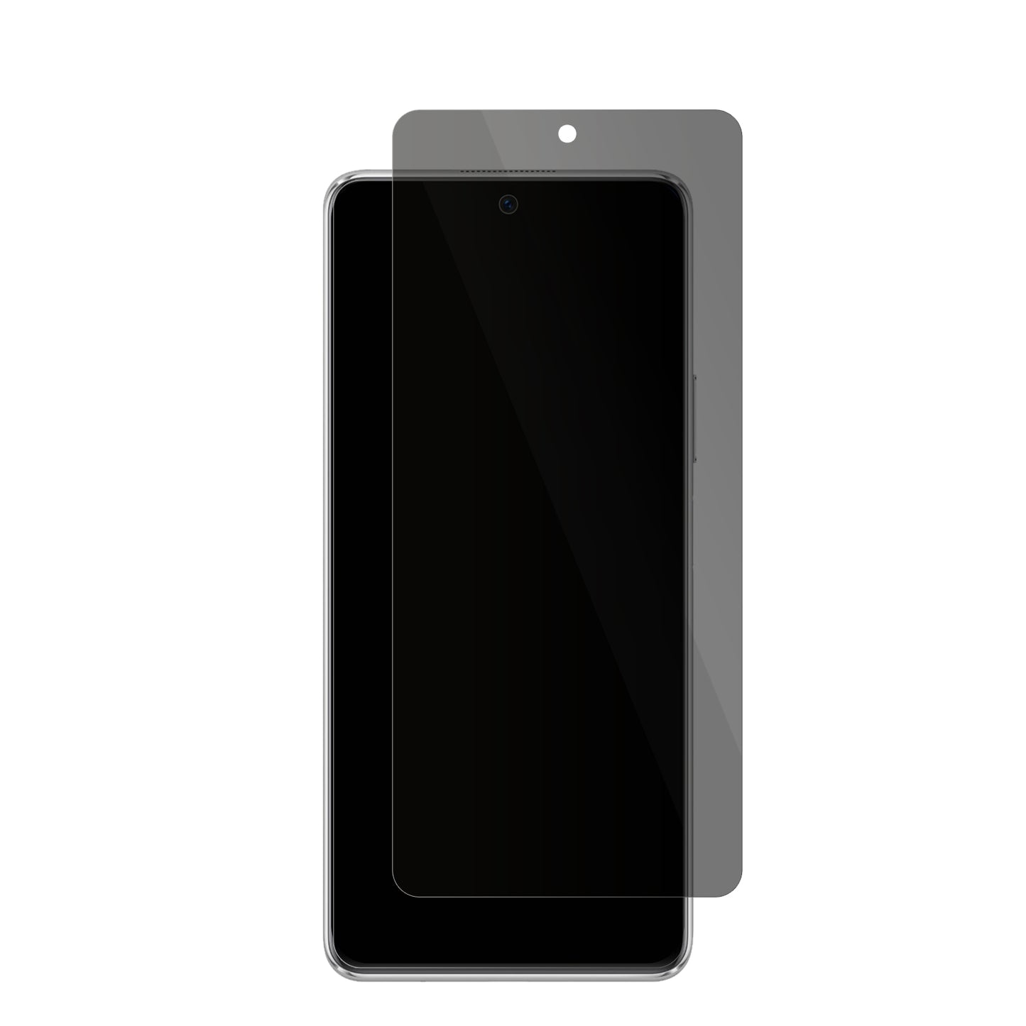 HuaweiNova 9 SE mit aufgebrachter dipos Flex Schutzfolie, die seitliche Einblicke blockiert
