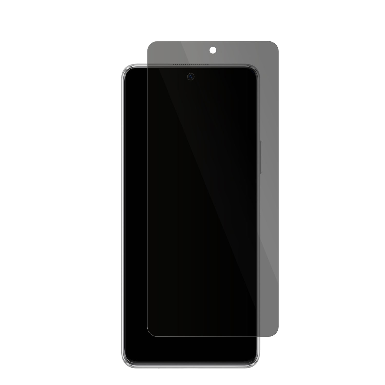 HuaweiNova 9 SE mit aufgebrachter dipos Flex Schutzfolie, die seitliche Einblicke blockiert