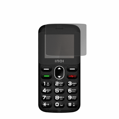 INOI148 Senior 4G mit aufgebrachter dipos Flex Schutzfolie, die seitliche Einblicke blockiert