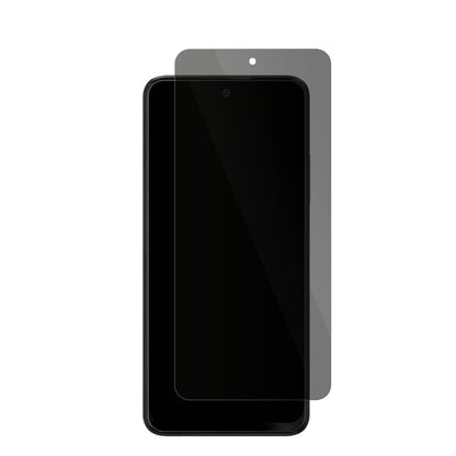 MicromaxIn Note 2 mit aufgebrachter dipos Flex Schutzfolie, die seitliche Einblicke blockiert