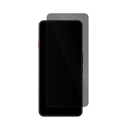 NubiaRed Magic 7s Pro mit aufgebrachter dipos Flex Schutzfolie, die seitliche Einblicke blockiert