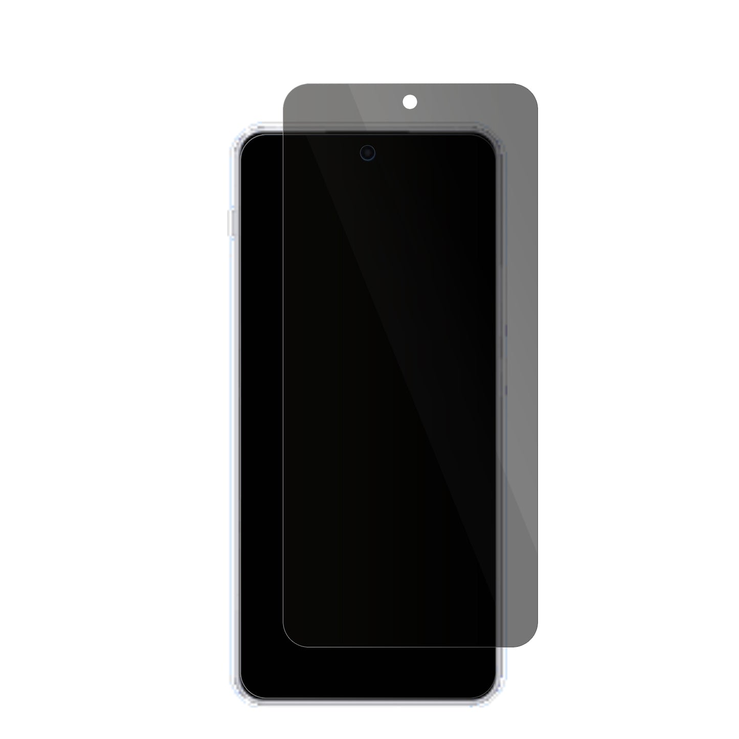 OnePlusNord 4 mit aufgebrachter dipos Flex Schutzfolie, die seitliche Einblicke blockiert