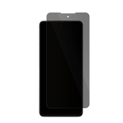 OppoA5 4G mit aufgebrachter dipos Flex Schutzfolie, die seitliche Einblicke blockiert