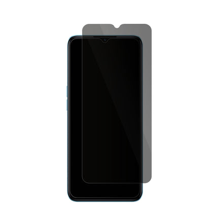 OppoA57 5G mit aufgebrachter dipos Flex Schutzfolie, die seitliche Einblicke blockiert
