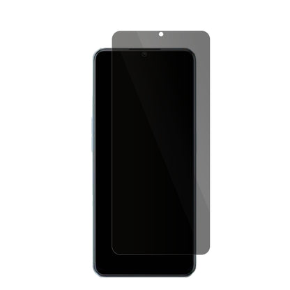 OPPOA58x mit aufgebrachter dipos Flex Schutzfolie, die seitliche Einblicke blockiert