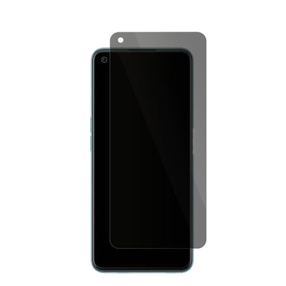 OPPOA96 Global mit aufgebrachter dipos Flex Schutzfolie, die seitliche Einblicke blockiert