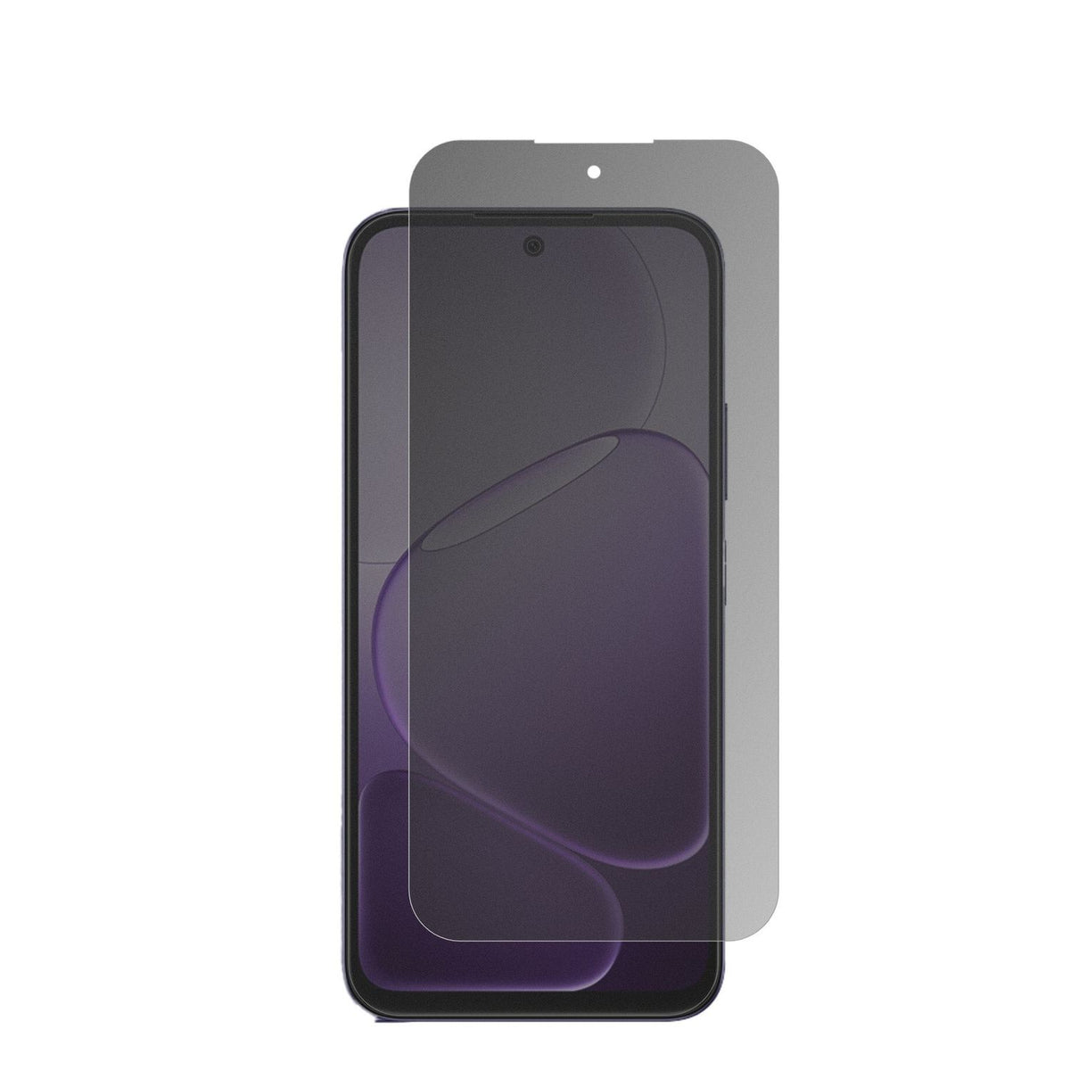 OppoK14 5G mit aufgebrachter dipos Flex Schutzfolie, die seitliche Einblicke blockiert