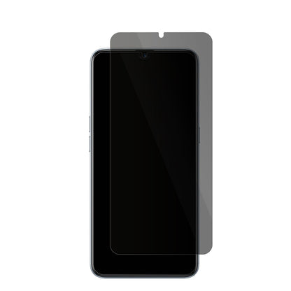 OppoRealme XT mit aufgebrachter dipos Flex Schutzfolie, die seitliche Einblicke blockiert