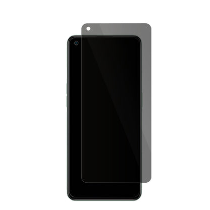 OppoReno 8 Lite mit aufgebrachter dipos Flex Schutzfolie, die seitliche Einblicke blockiert