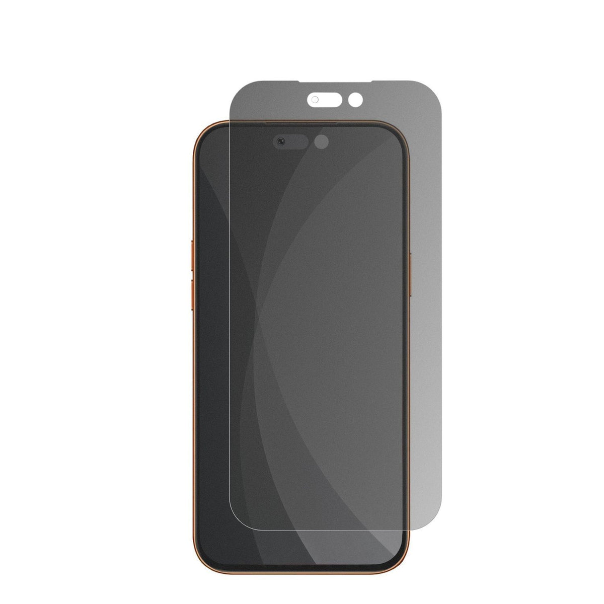OukitelC17 Plus mit aufgebrachter dipos Flex Schutzfolie, die seitliche Einblicke blockiert