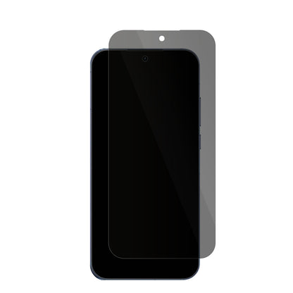 RealmeGT8 Pro mit aufgebrachter dipos Flex Schutzfolie, die seitliche Einblicke blockiert