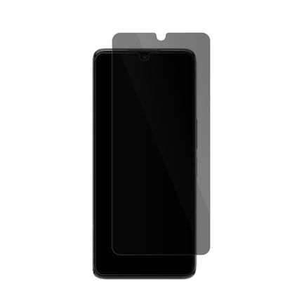 TCL30 5G mit aufgebrachter dipos Flex Schutzfolie, die seitliche Einblicke blockiert