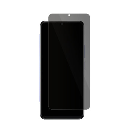 TCL40 SE mit aufgebrachter dipos Flex Schutzfolie, die seitliche Einblicke blockiert