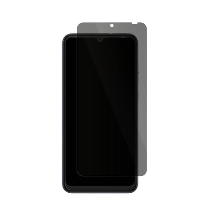 TecnoPop 5 P mit aufgebrachter dipos Flex Schutzfolie, die seitliche Einblicke blockiert
