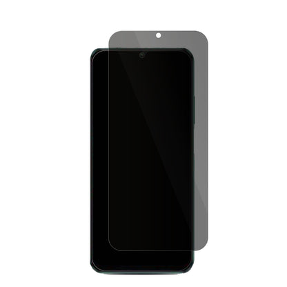 WALTONPrimo R10 mit aufgebrachter dipos Flex Schutzfolie, die seitliche Einblicke blockiert