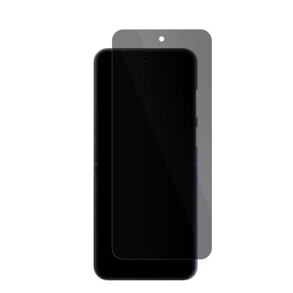 XiaomiMix Flip 2 mit aufgebrachter dipos Flex Schutzfolie, die seitliche Einblicke blockiert