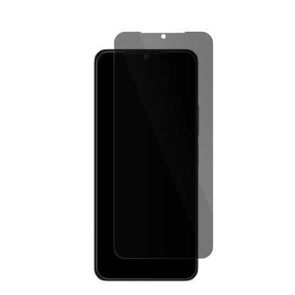 XiaomiRedmi A3 mit aufgebrachter dipos Flex Schutzfolie, die seitliche Einblicke blockiert