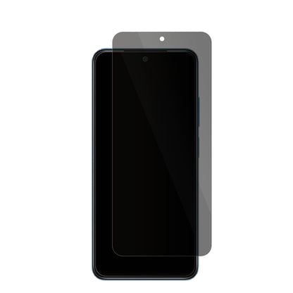 XiaomiRedmi Note 11 4G mit aufgebrachter dipos Flex Schutzfolie, die seitliche Einblicke blockiert