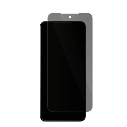 XiaomiRedmi Note 12s mit aufgebrachter dipos Flex Schutzfolie, die seitliche Einblicke blockiert