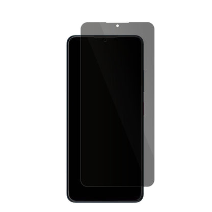 ZTEBlade A76 mit aufgebrachter dipos Flex Schutzfolie, die seitliche Einblicke blockiert
