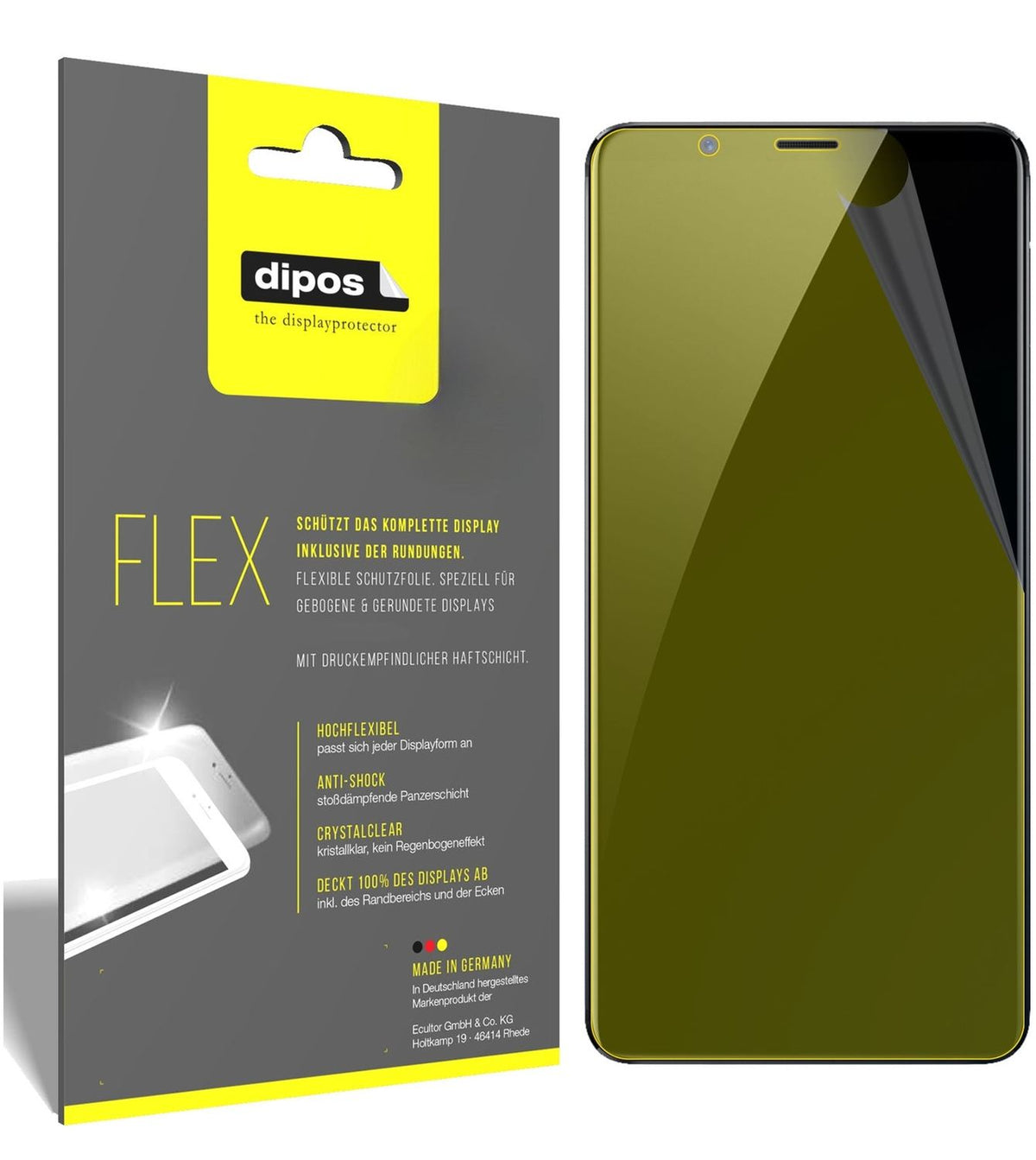 2x 3D Full Cover Schutzfolie für Nubia Red Magic