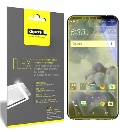 2x 3D Full Cover Schutzfolie für HTC U11 Plus