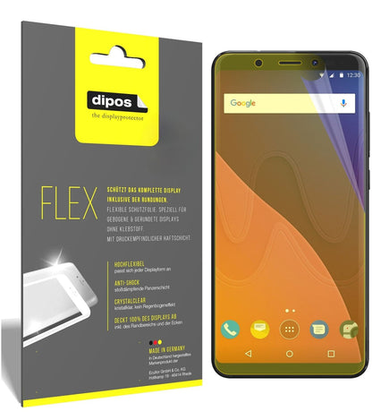 3x 3D Full Cover Schutzfolie für Wiko View