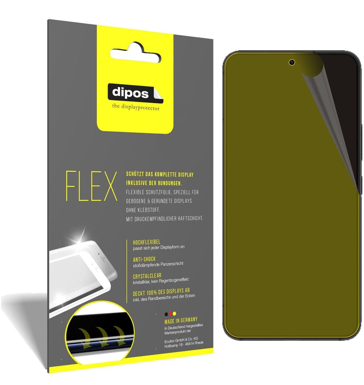 2x 3D Full Cover Schutzfolie für Samsung Galaxy S22