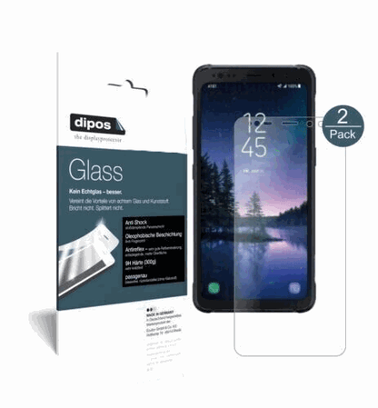2x 9H Schutzfolie matt für Samsung Galaxy S8 ACTIVE Panzerfolie