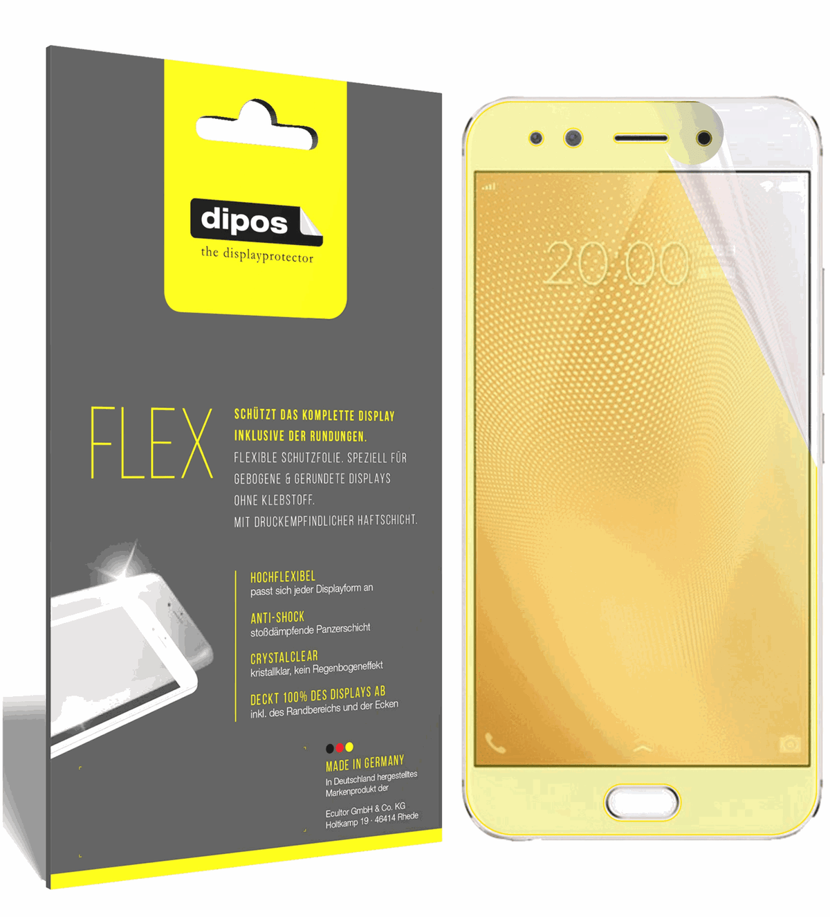 3x 3D Full Cover Schutzfolie für Vivo X9s Plus